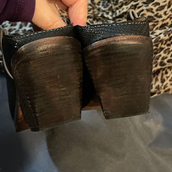 Free People Marfa Pointy Toe Black Leather Mules size 39 / 8.5 - Picture 6 of 10